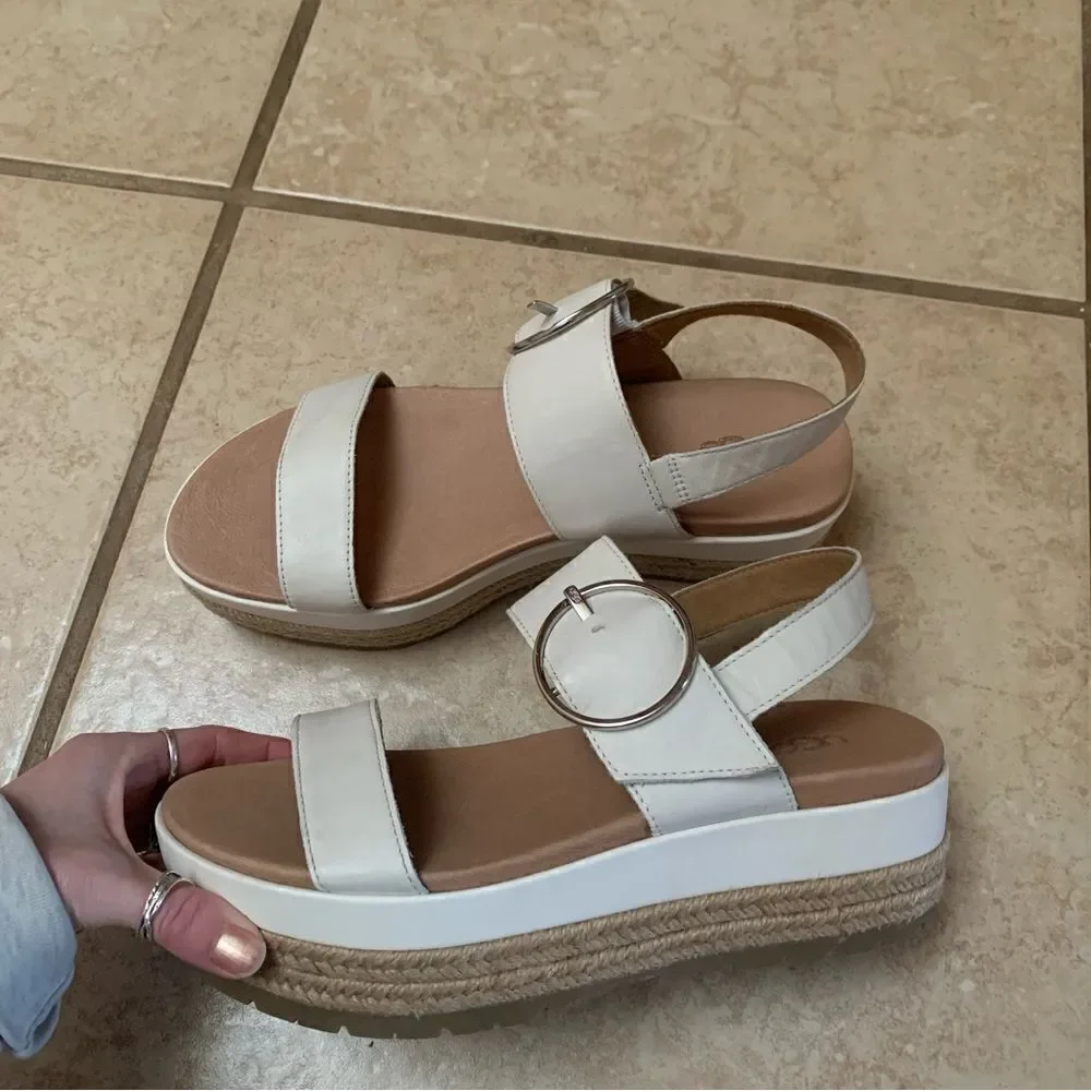 UGG Platform Strap Sandals size 8.5